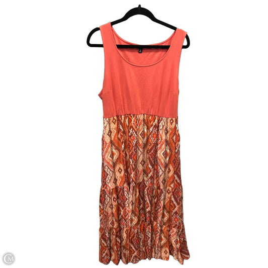 Dress Casual Maxi By Torrid In Orange, Size: 2x