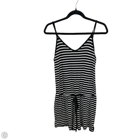 Romper By Clothes Mentor In Striped Pattern, Size: M