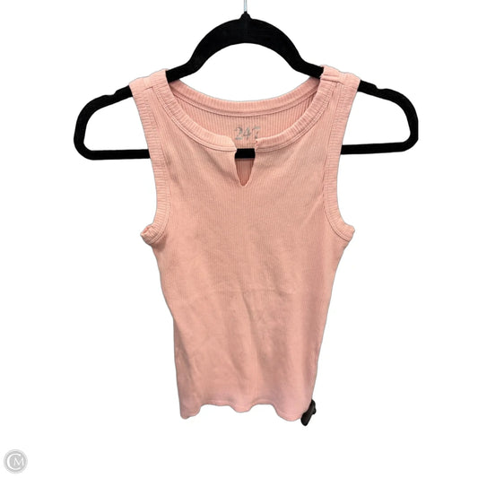 Top Sleeveless Basic By Maurices In Pink, Size: S