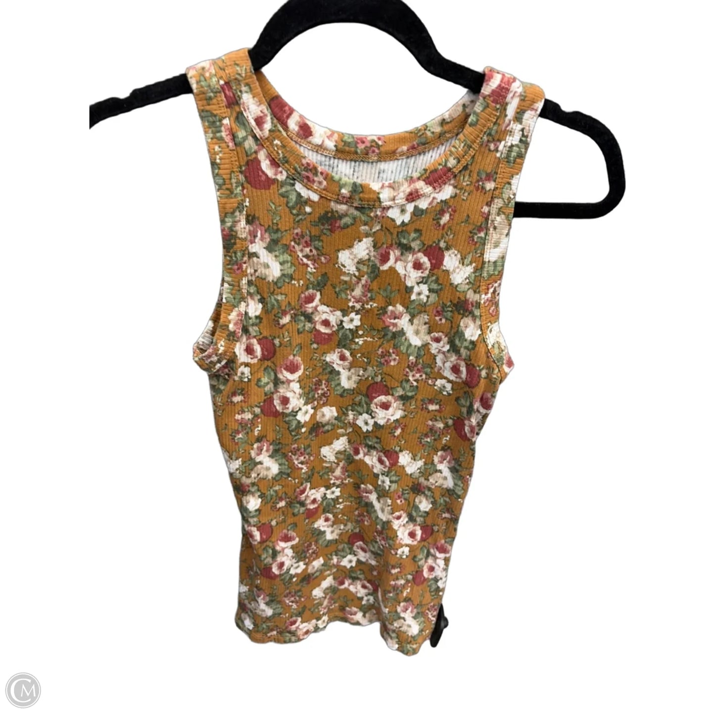 Top Sleeveless By Maurices In Floral Print, Size: M