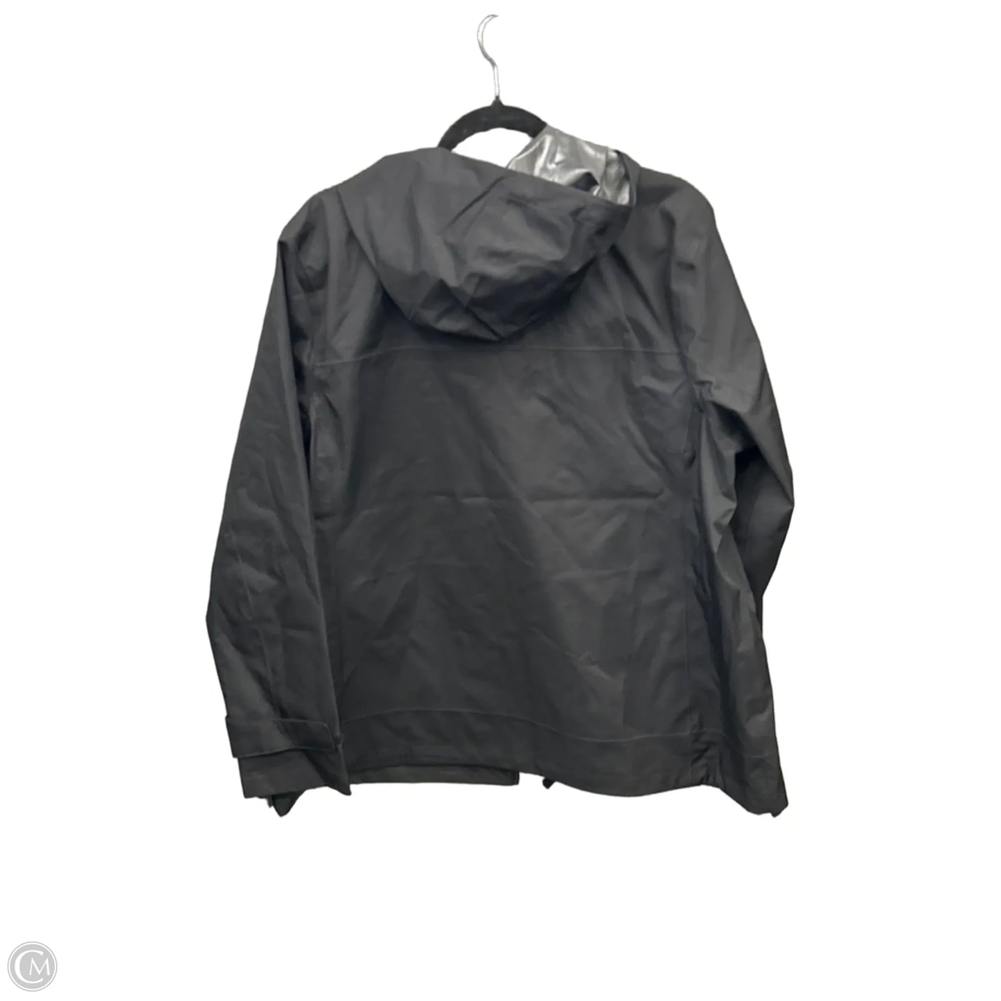 Jacket Windbreaker By Time And Tru In Black, Size: Xl