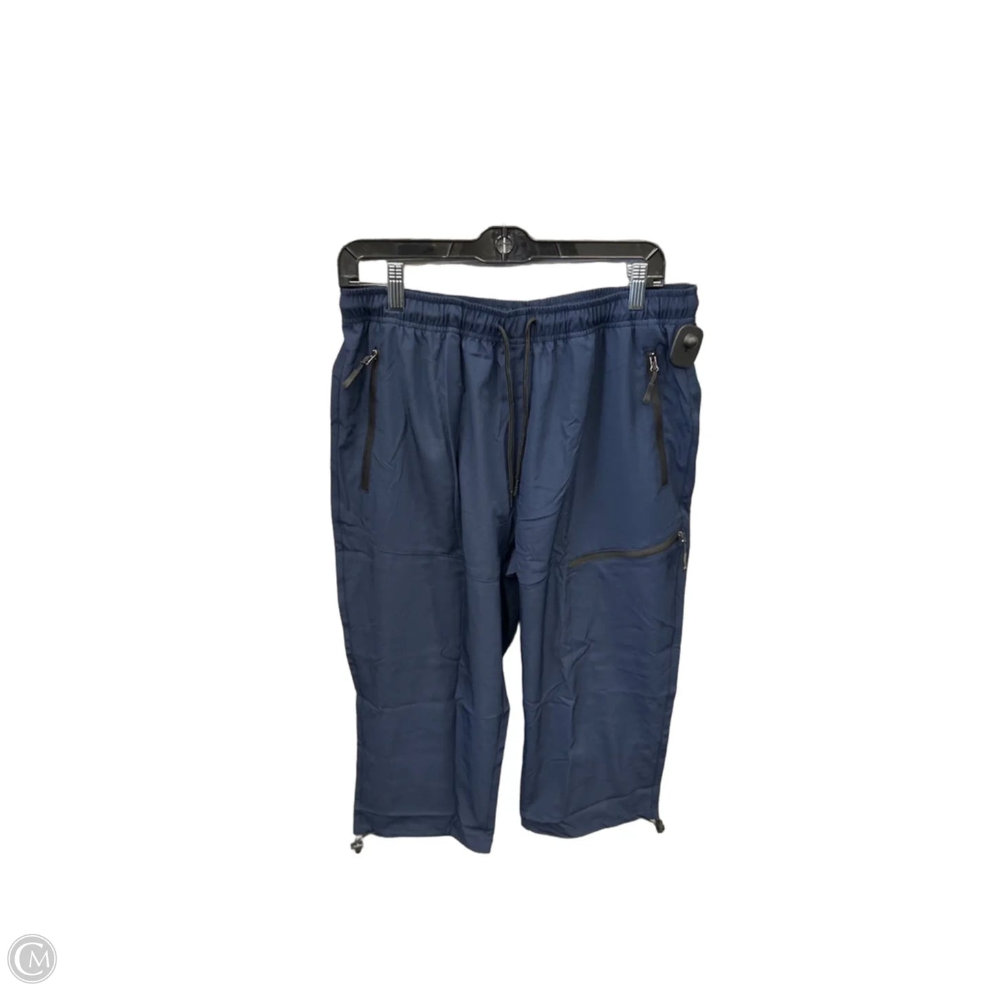 Athletic Capris By Clothes Mentor In Blue, Size: L
