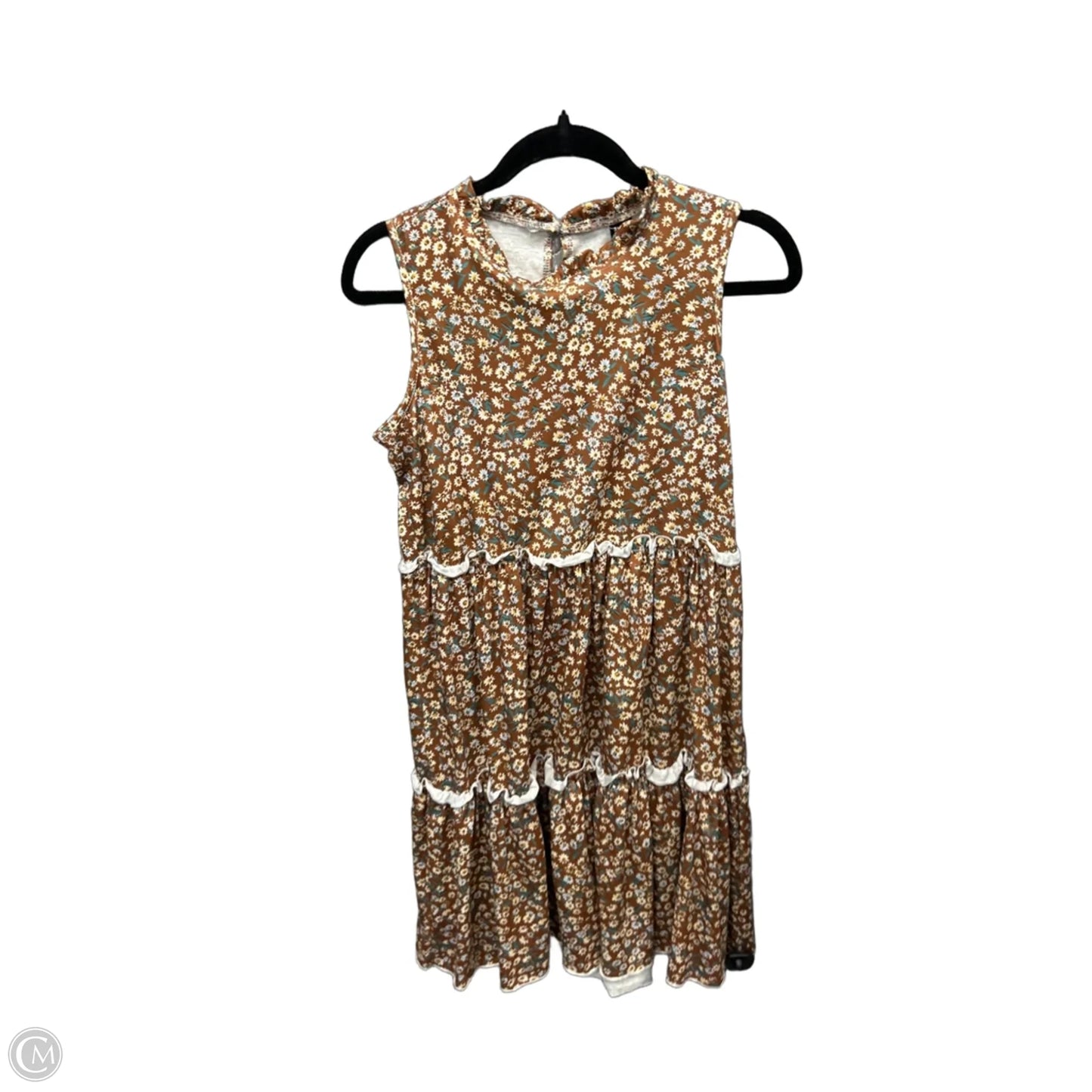 Dress Casual Short By Shein In Floral Print, Size: S