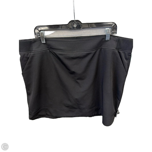 Athletic Skirt By 32 Degrees In Black, Size: Xxl