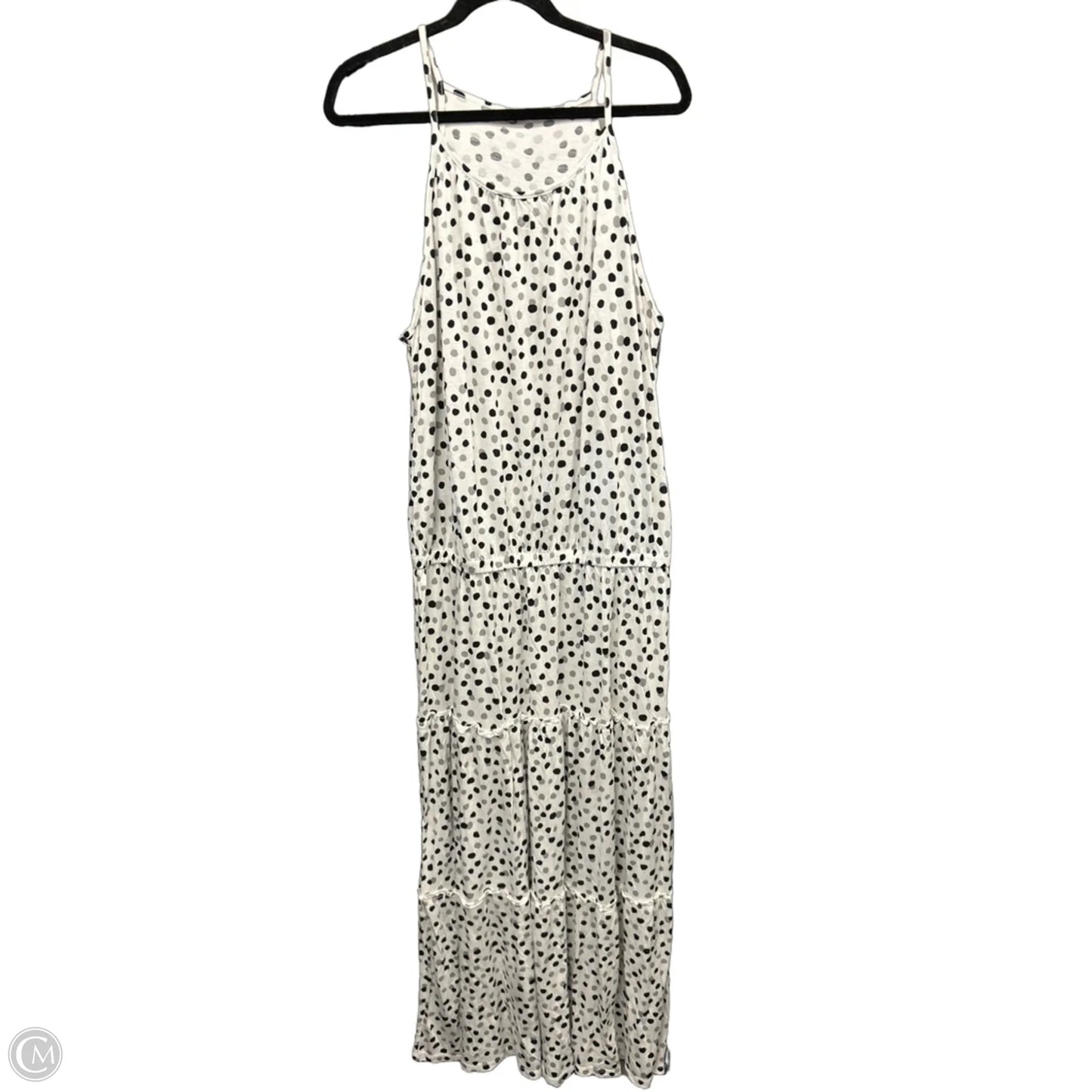 Dress Casual Maxi By Lascana In Polkadot Pattern, Size: Xl