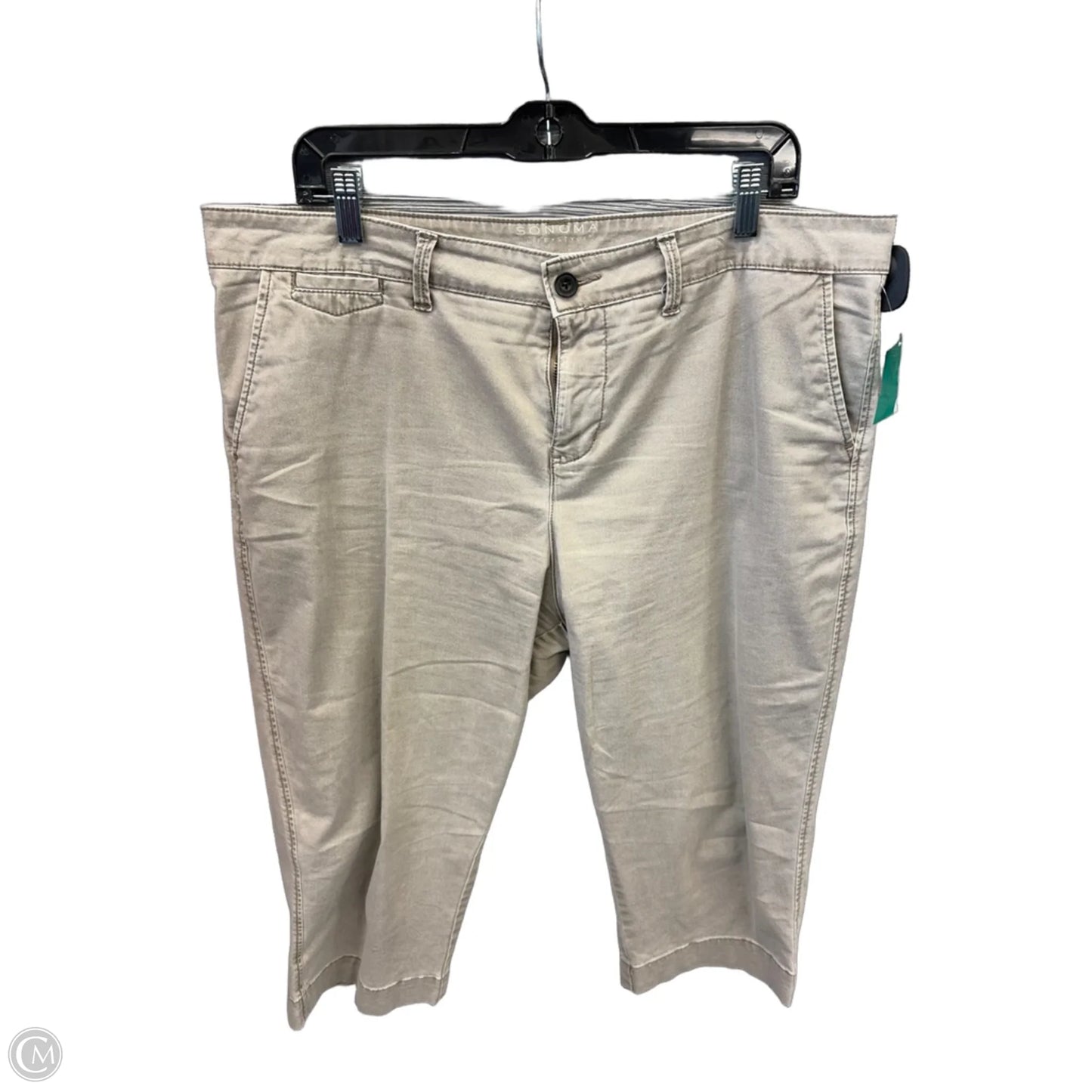 Capris By Sonoma In Tan, Size: 16