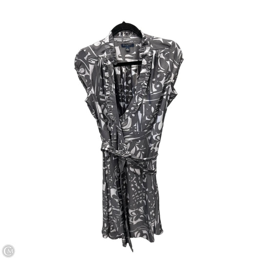 Dress Casual Midi By Banana Republic In Grey, Size: M