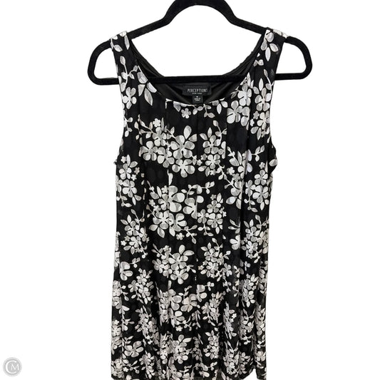 Dress Casual Midi By Perceptions In Black, Size: M
