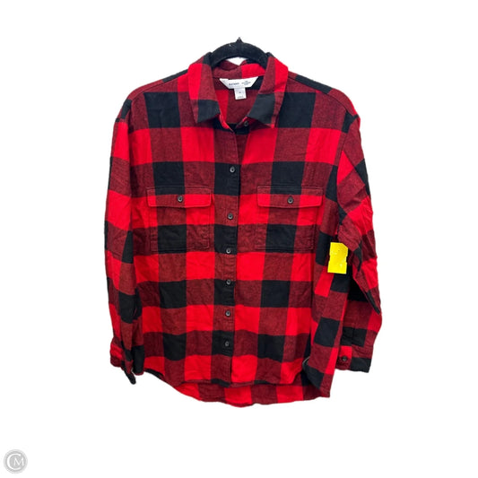 Top Long Sleeve By Old Navy In Red, Size: M