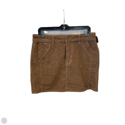 Skirt Mini & Short By Time And Tru In Brown, Size: 12
