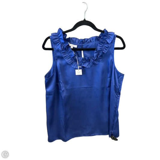 Blouse Sleeveless By Talbots In Blue, Size: Lp