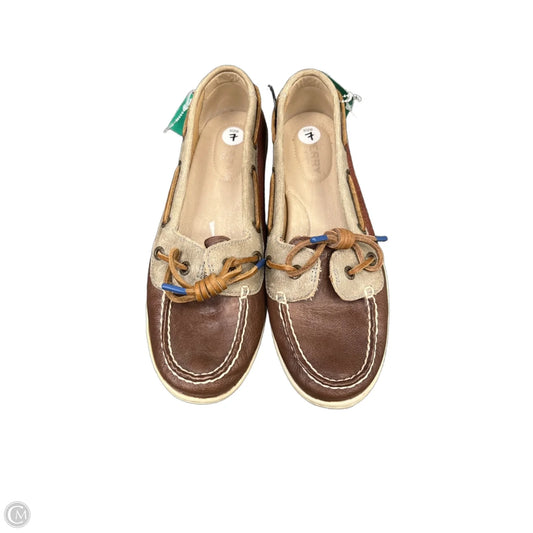 Shoes Flats By Sperry In Brown, Size: 7