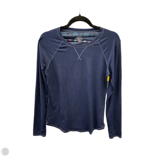 Top Long Sleeve By Cuddl Duds In Blue, Size: M