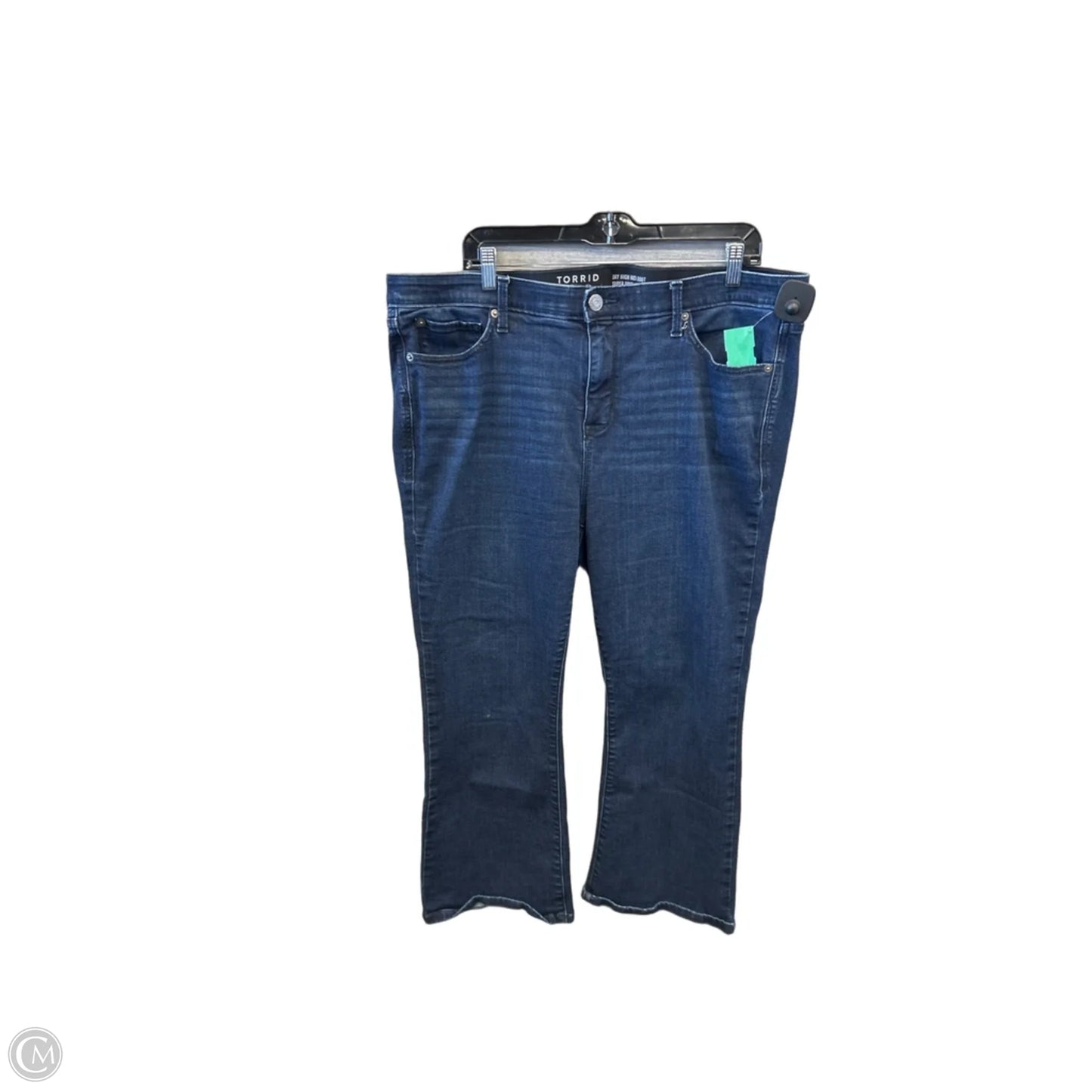 Jeans Boot Cut By Torrid In Blue Denim, Size: 18
