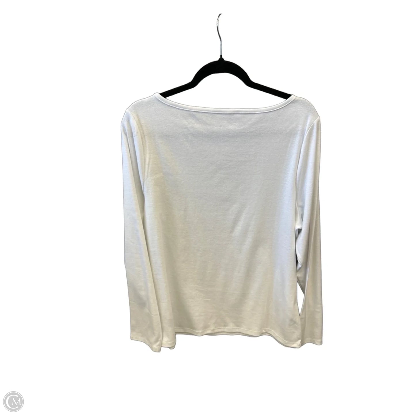 Top Long Sleeve Basic By Old Navy In White, Size: Xxl