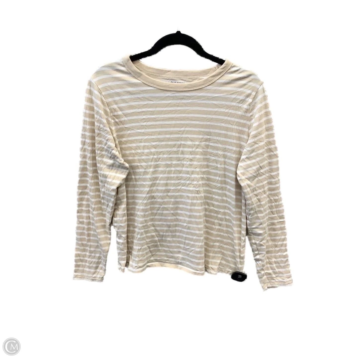 Top Long Sleeve By Old Navy In Striped Pattern, Size: L