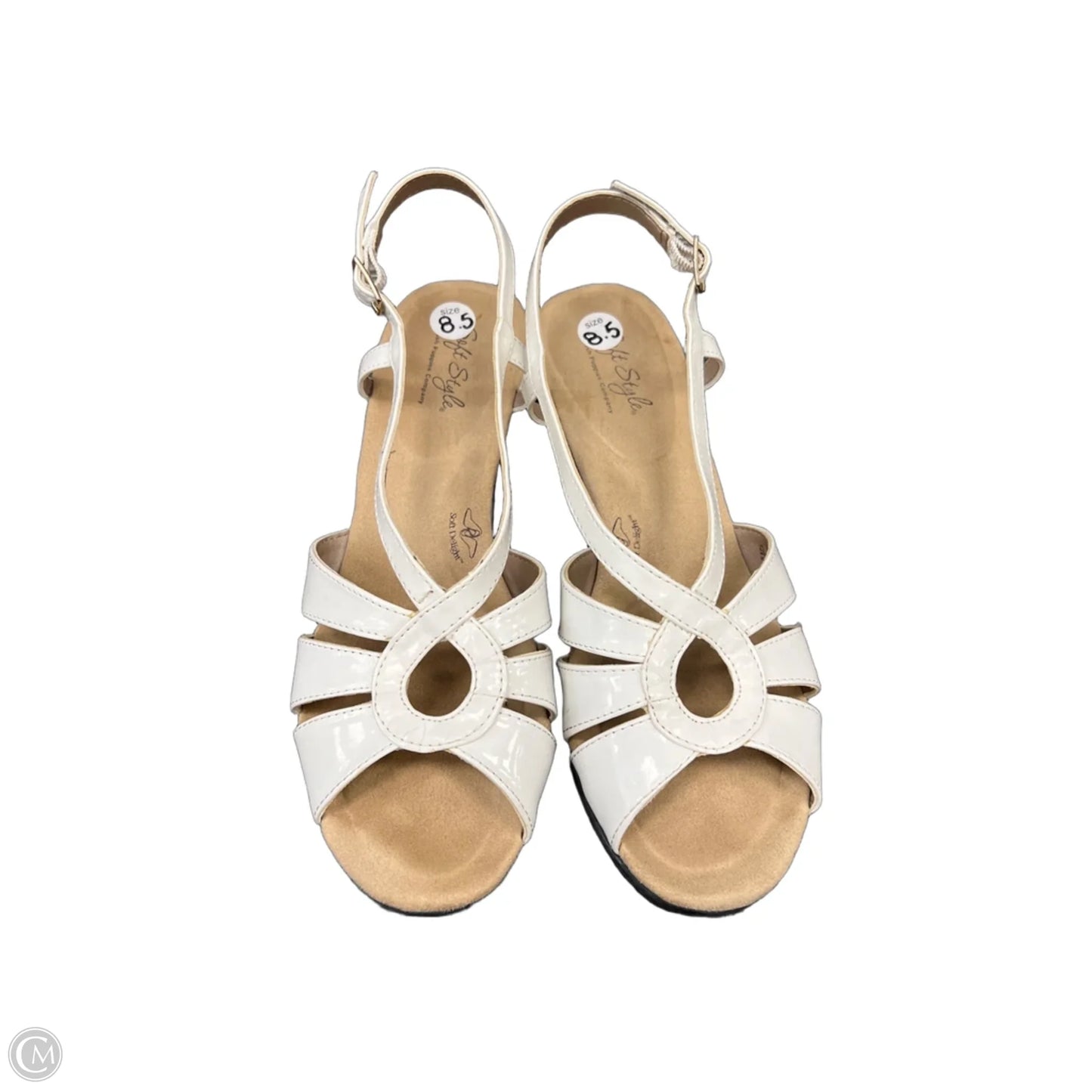 Sandals Flats By Hush Puppies In White, Size: 8.5