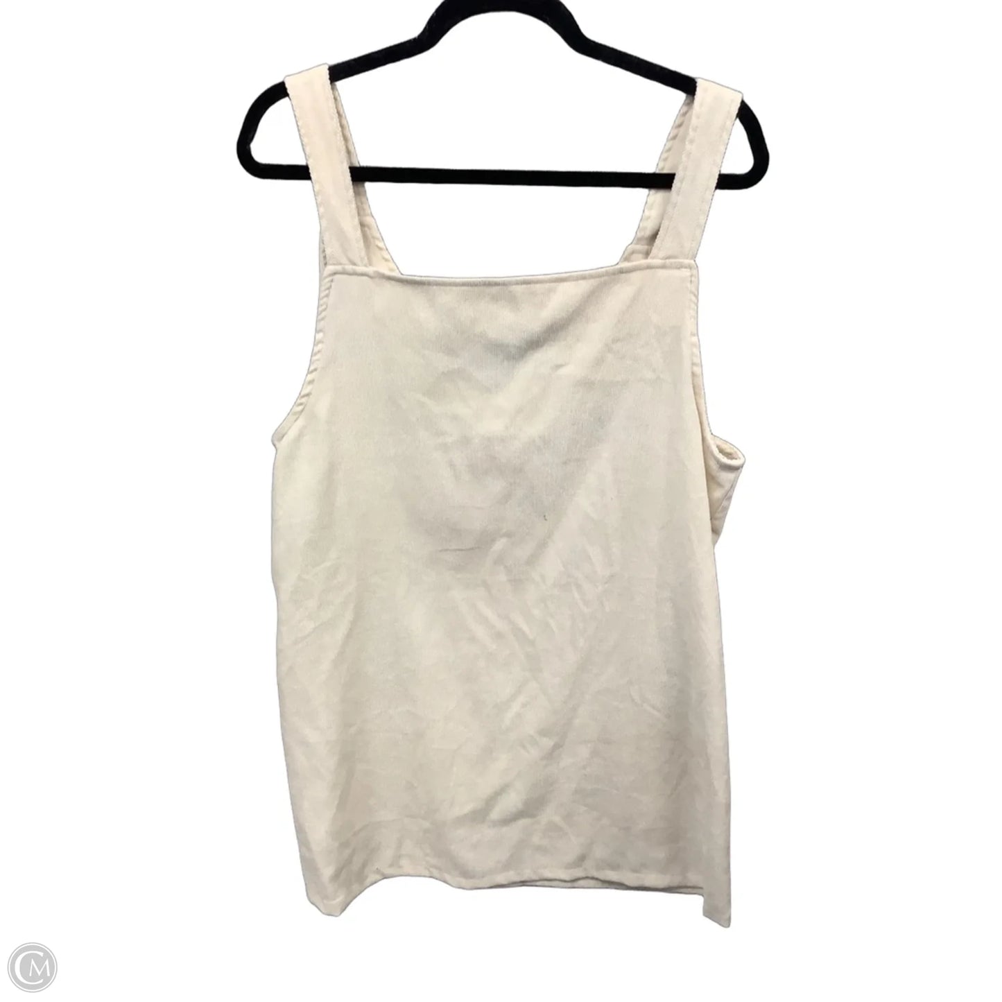 Dress Casual Short By Clothes Mentor In Cream, Size: Xl
