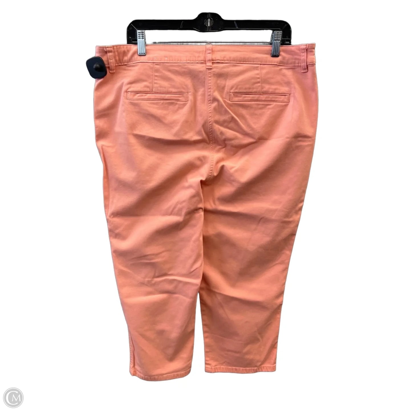 Capris By Chicos In Orange, Size: 14