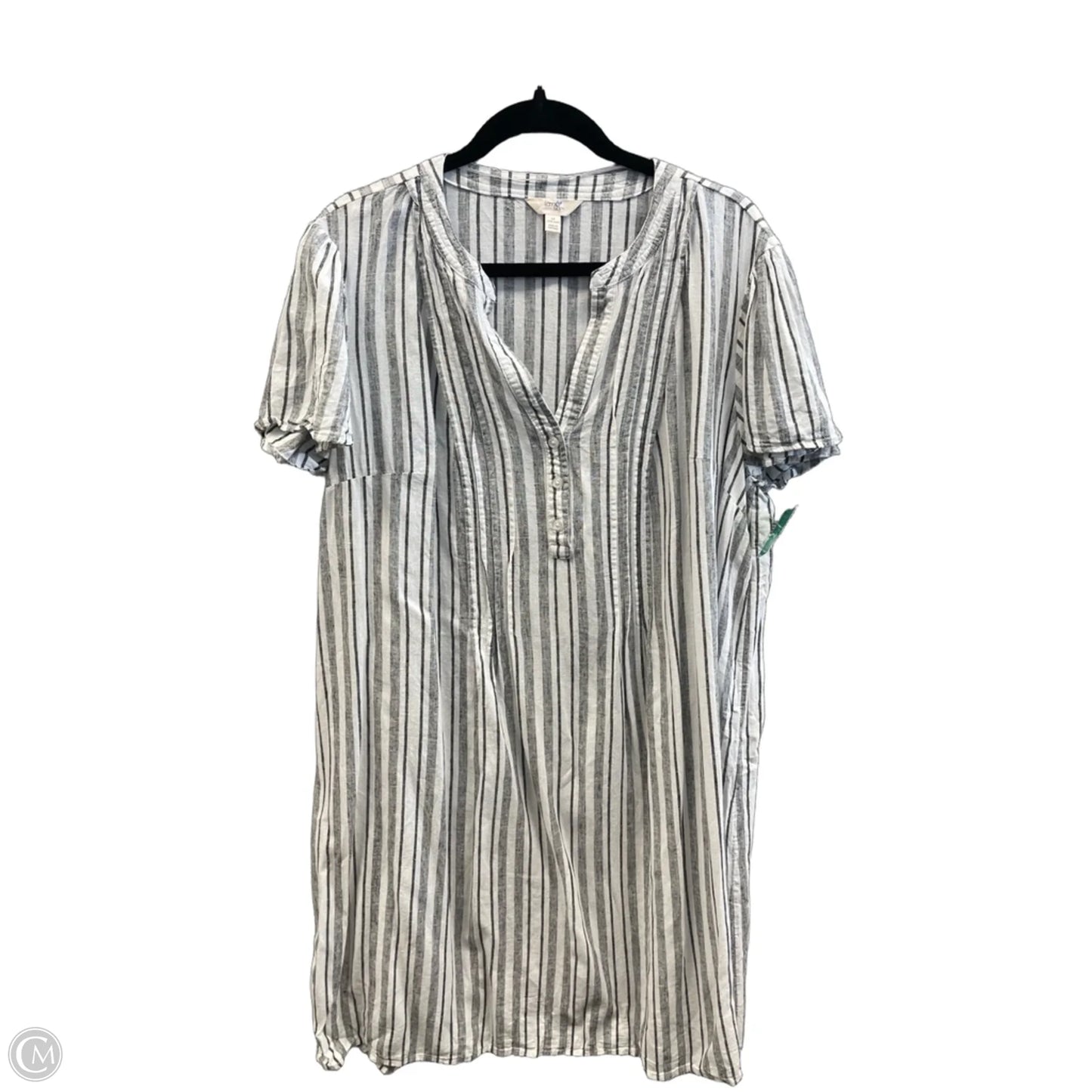 Dress Casual Short By Terra & Sky In Striped Pattern, Size: 1x