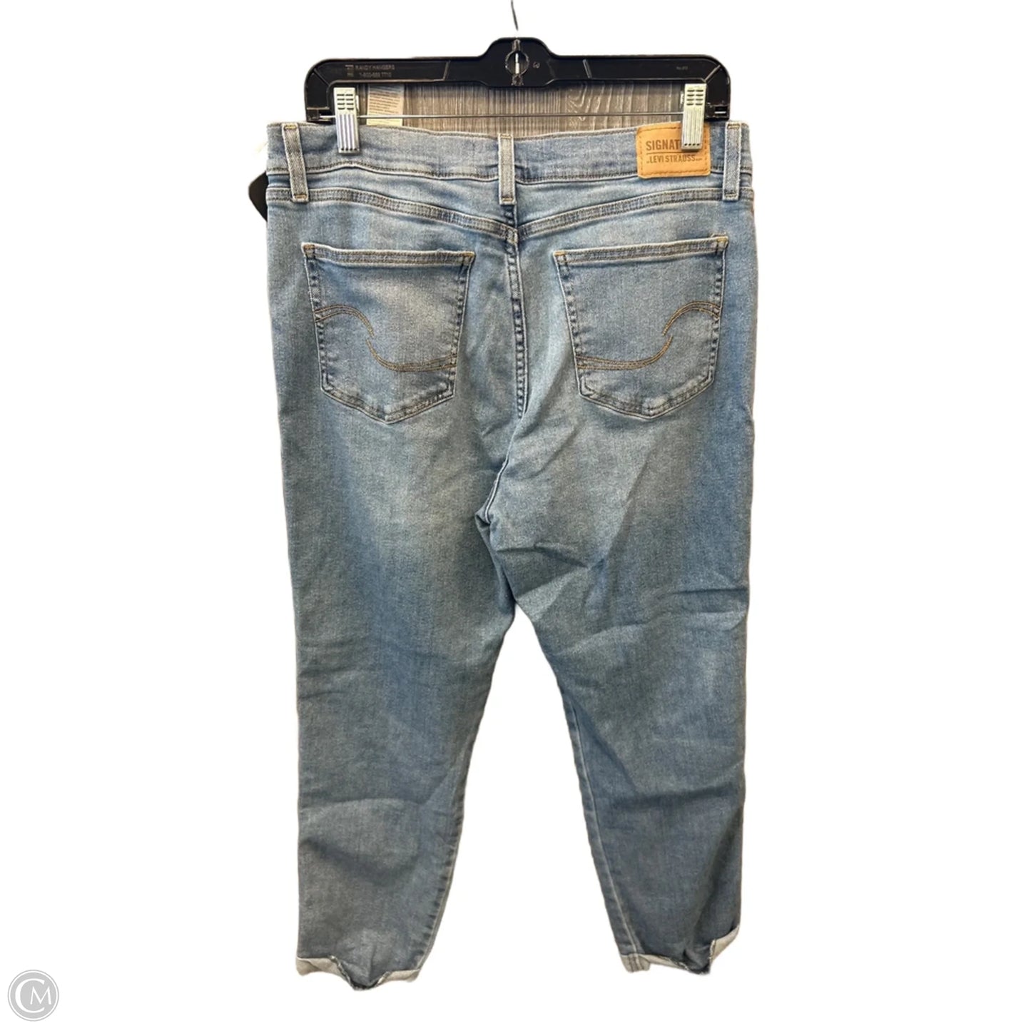 Jeans Boyfriend By Levis In Blue Denim, Size: 10