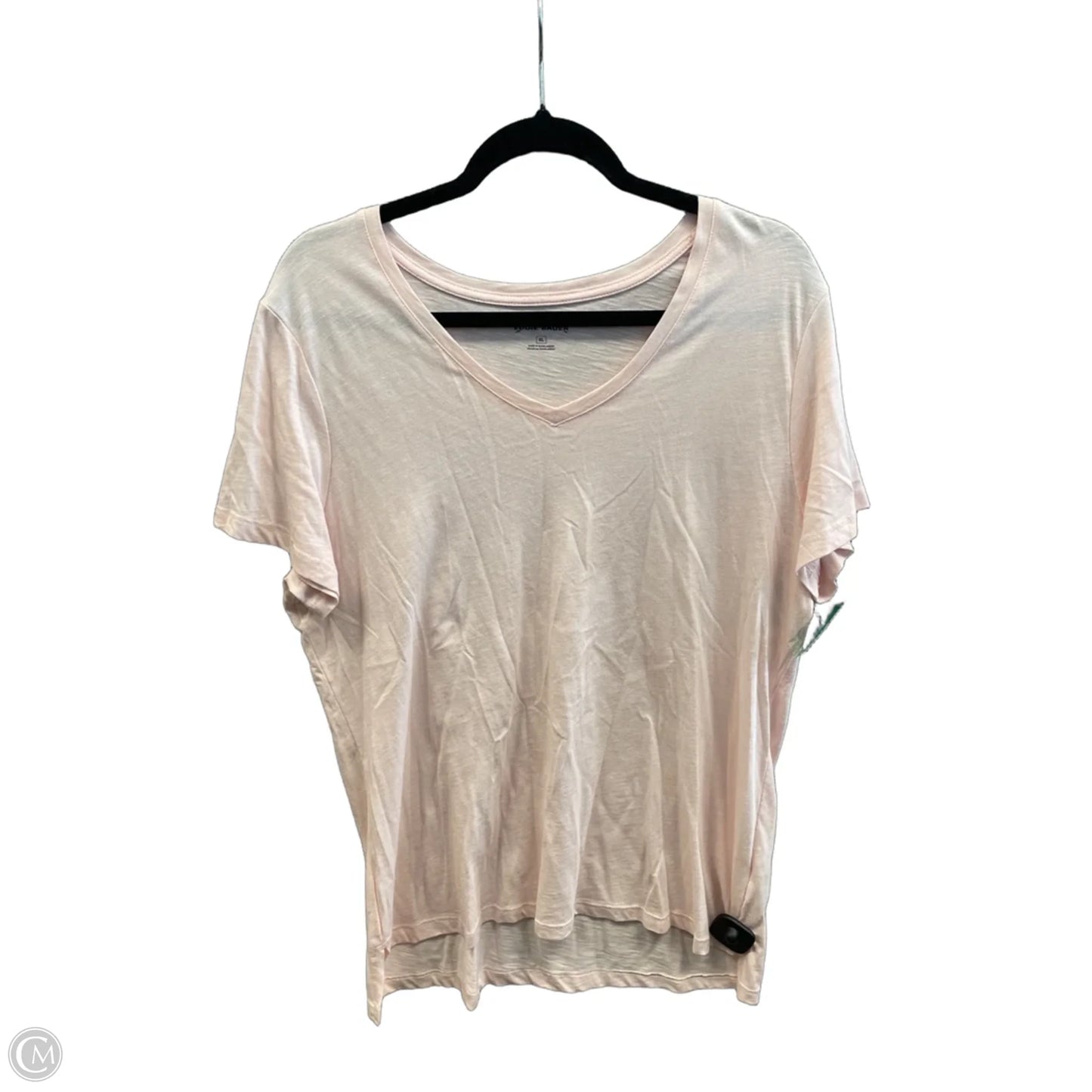 Top Short Sleeve Basic By Eddie Bauer In Pink, Size: Xl