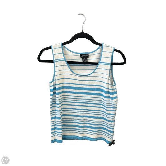 Top Sleeveless By Rafaella In Striped Pattern, Size: S