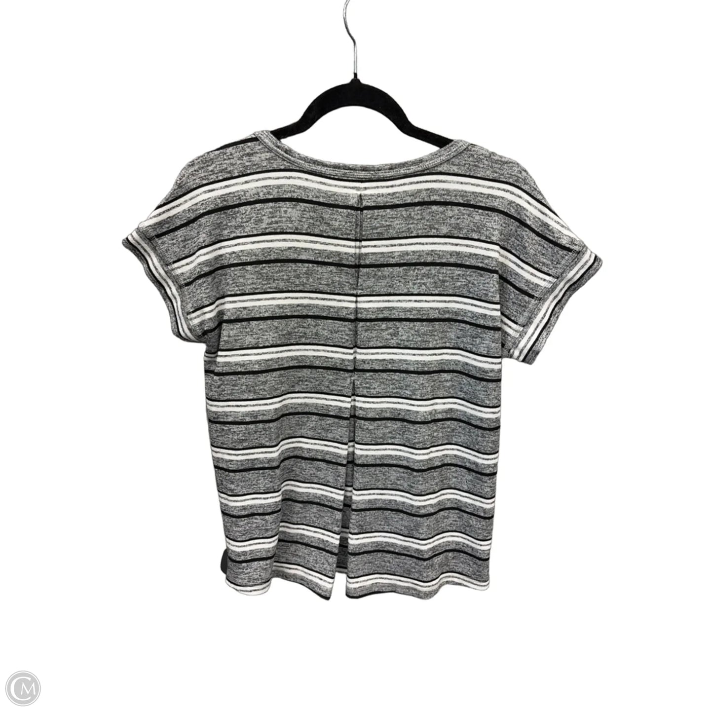 Top Short Sleeve By Talbots In Striped Pattern, Size: Sp