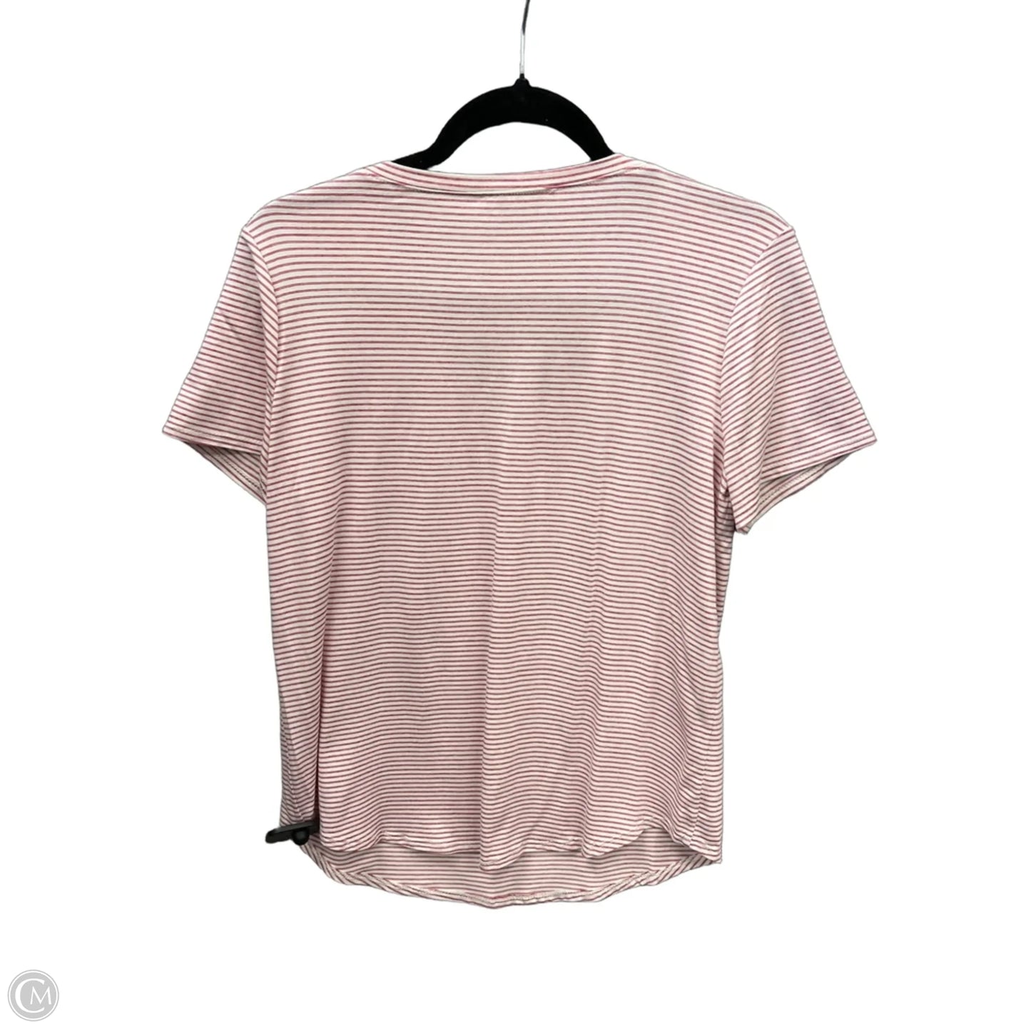 Top Short Sleeve By Green Envelope In Striped Pattern, Size: M