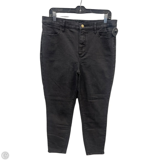 Jeans Jeggings By Talbots In Black Denim, Size: 14