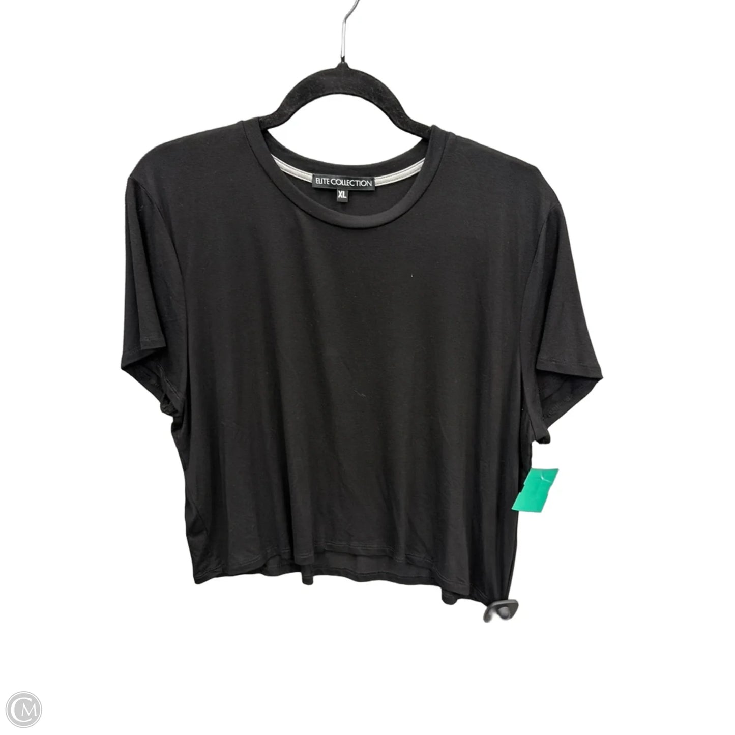 Top Short Sleeve Basic By Clothes Mentor In Black, Size: Xl