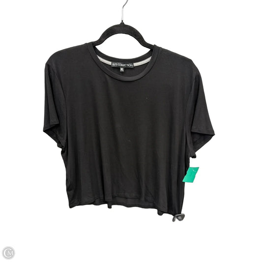 Top Short Sleeve Basic By Clothes Mentor In Black, Size: Xl