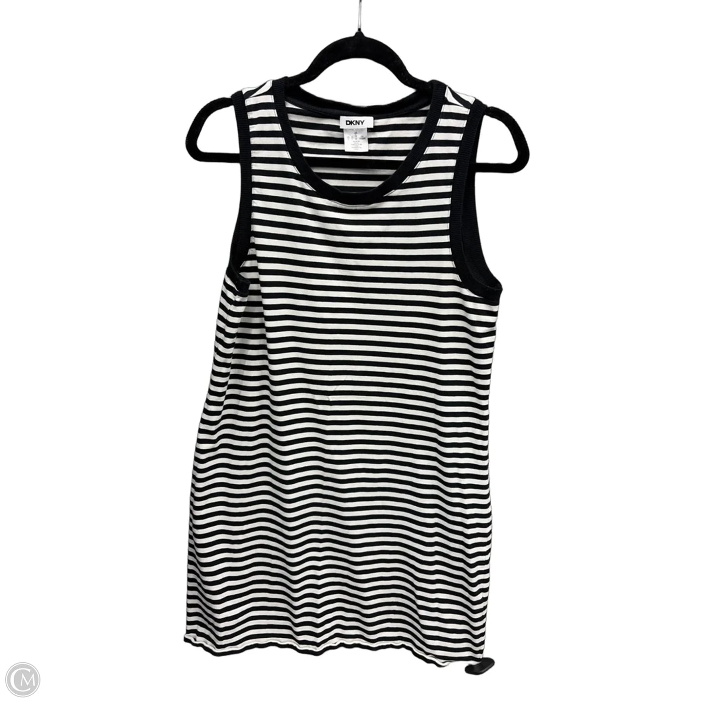 Dress Casual Short By Dkny In Striped Pattern, Size: L