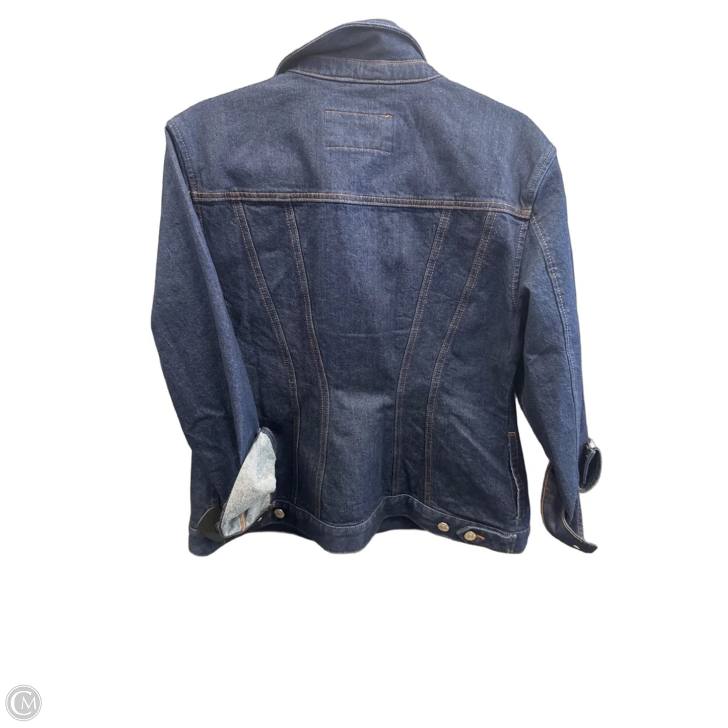 Jacket Denim By Loft In Blue Denim, Size: M
