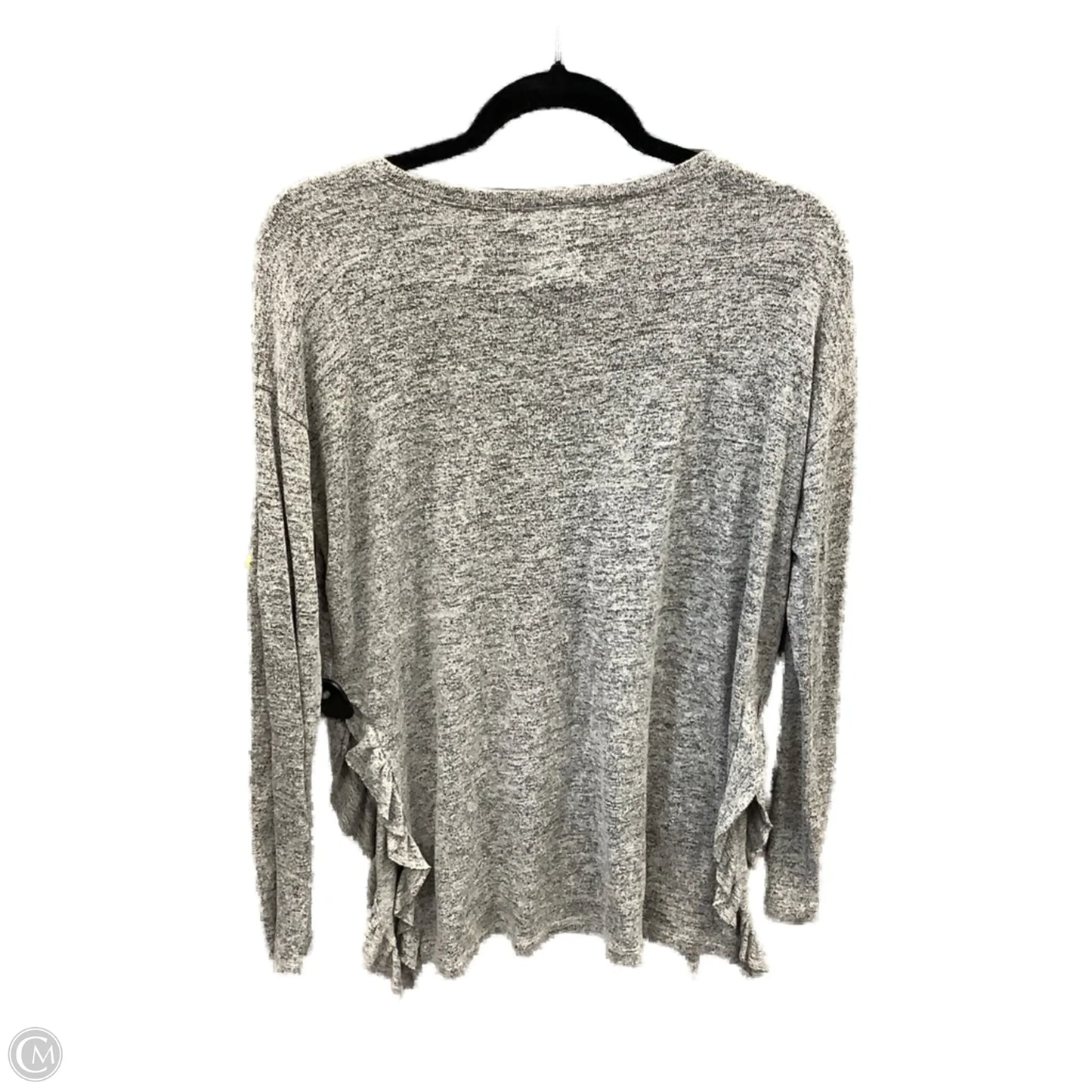 Top Long Sleeve By Aerie In Grey, Size: M