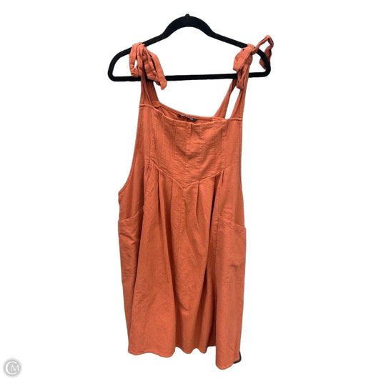 Dress Casual Short By Bloomchic In Orange, Size: 1x