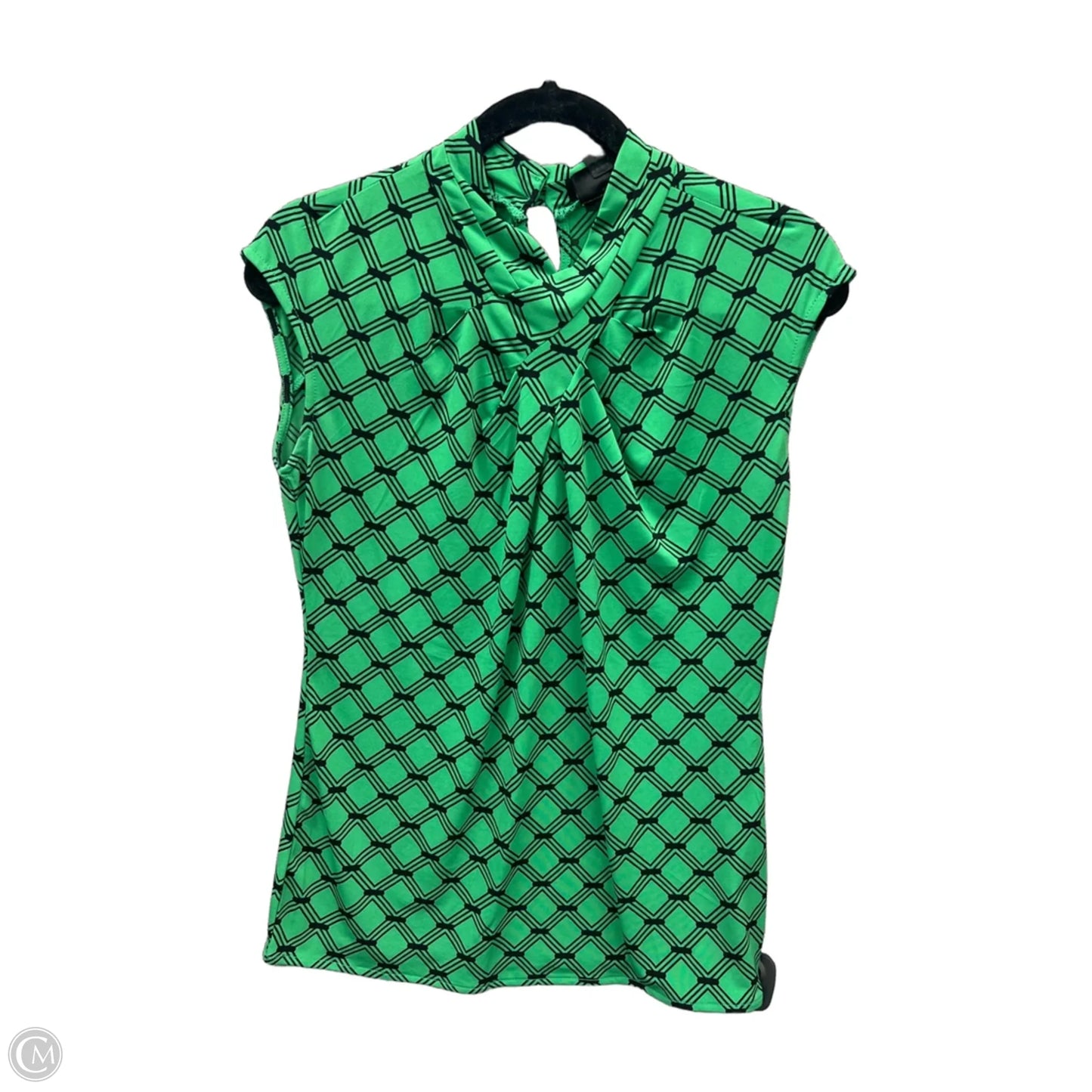 Top Sleeveless By Worthington In Green, Size: S