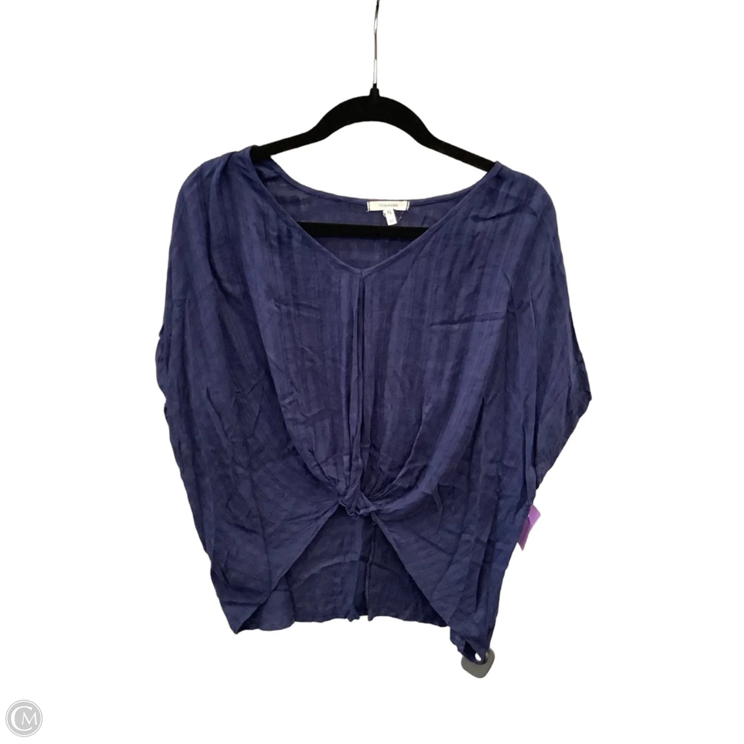 Top Short Sleeve By Maurices In Blue, Size: M