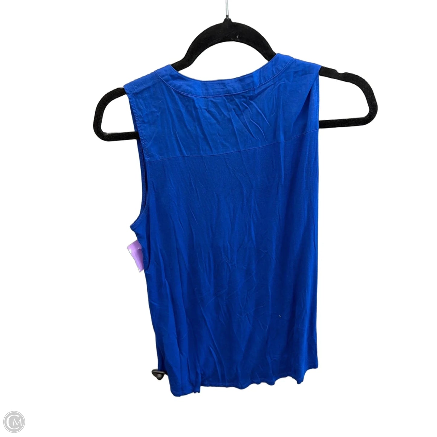 Tunic Sleeveless By Cable And Gauge In Blue, Size: S
