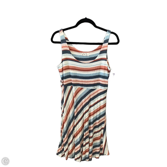 Dress Casual Midi By Maurices In Striped Pattern, Size: M