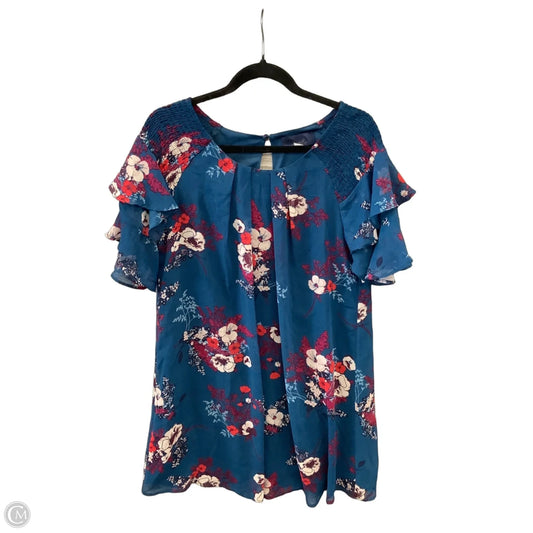 Dress Casual Short By Blue Rain In Blue, Size: M