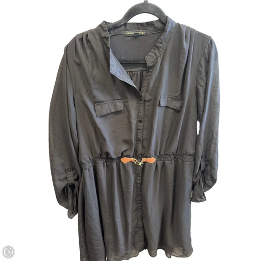 Dress Casual Short By Always Indigo In Black, Size: 2x