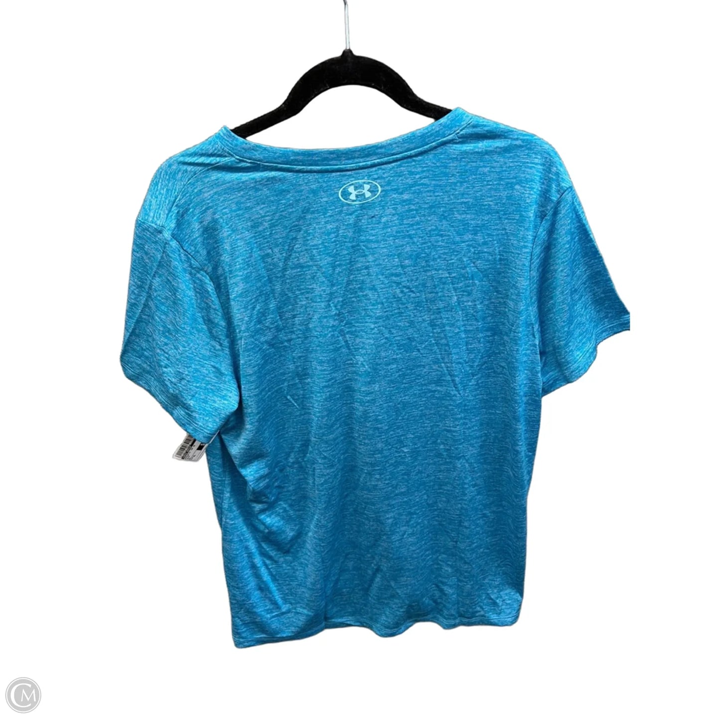Athletic Top Short Sleeve By Under Armour In Blue, Size: Xl