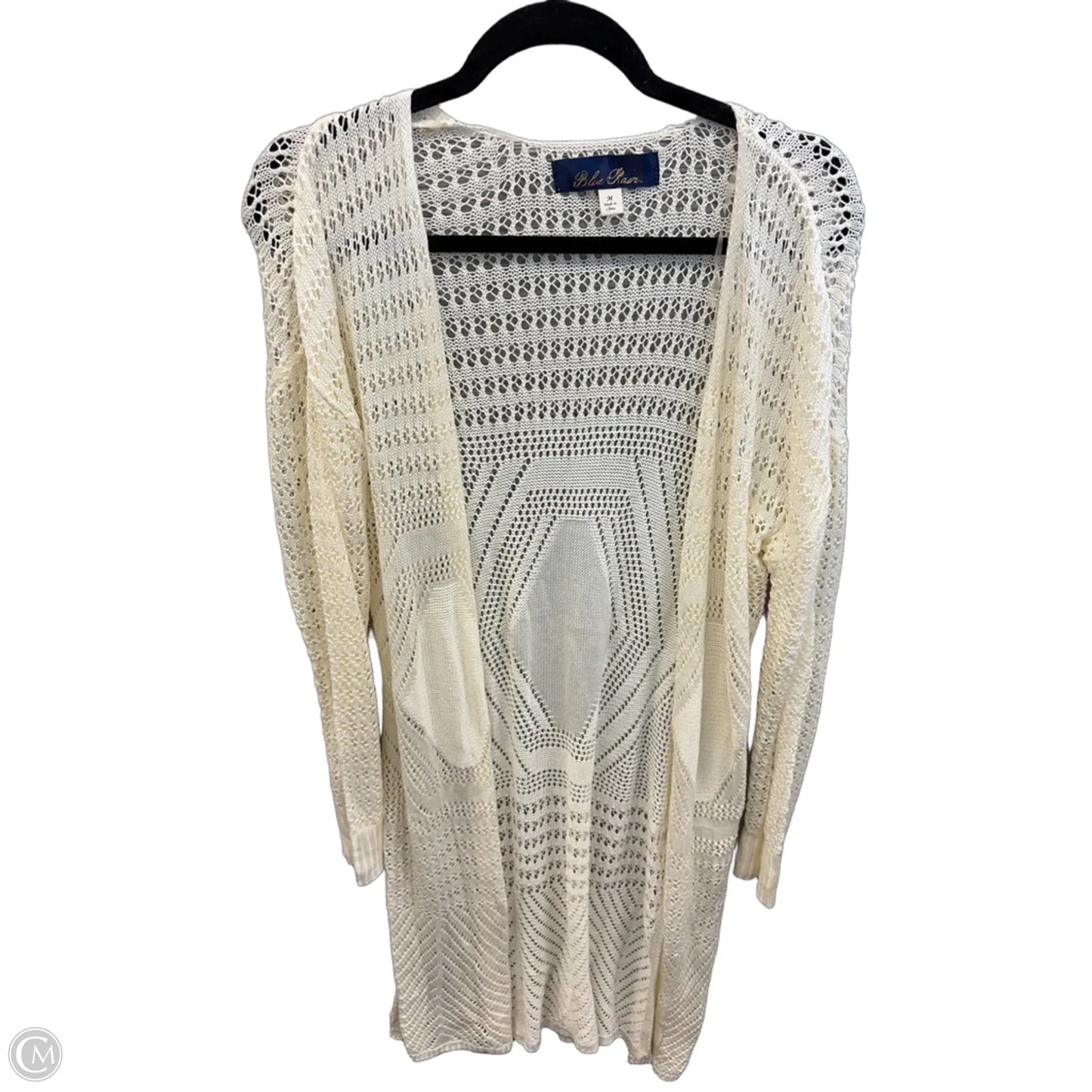 Cardigan By Blue Rain In Cream, Size: M