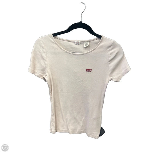 Top Short Sleeve By Levis In Pink, Size: S