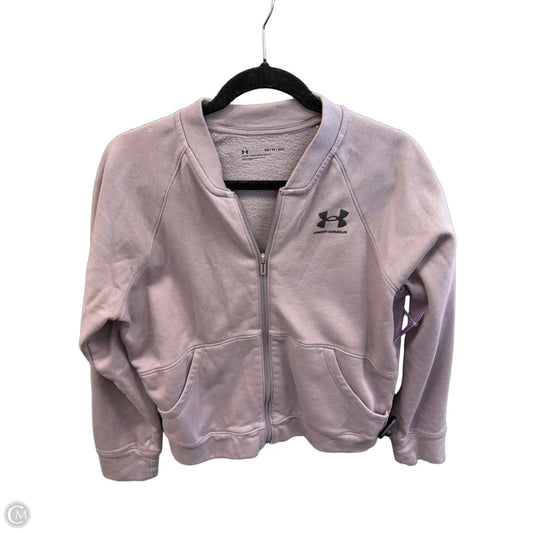 Athletic Jacket By Under Armour In Purple, Size: Xs