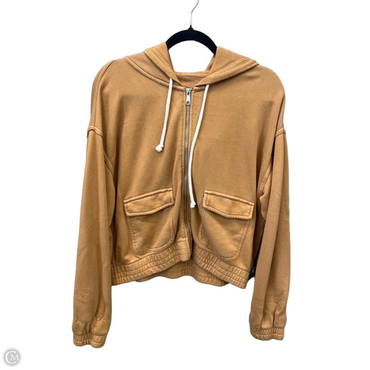 Sweatshirt Hoodie By Aerie In Brown, Size: M