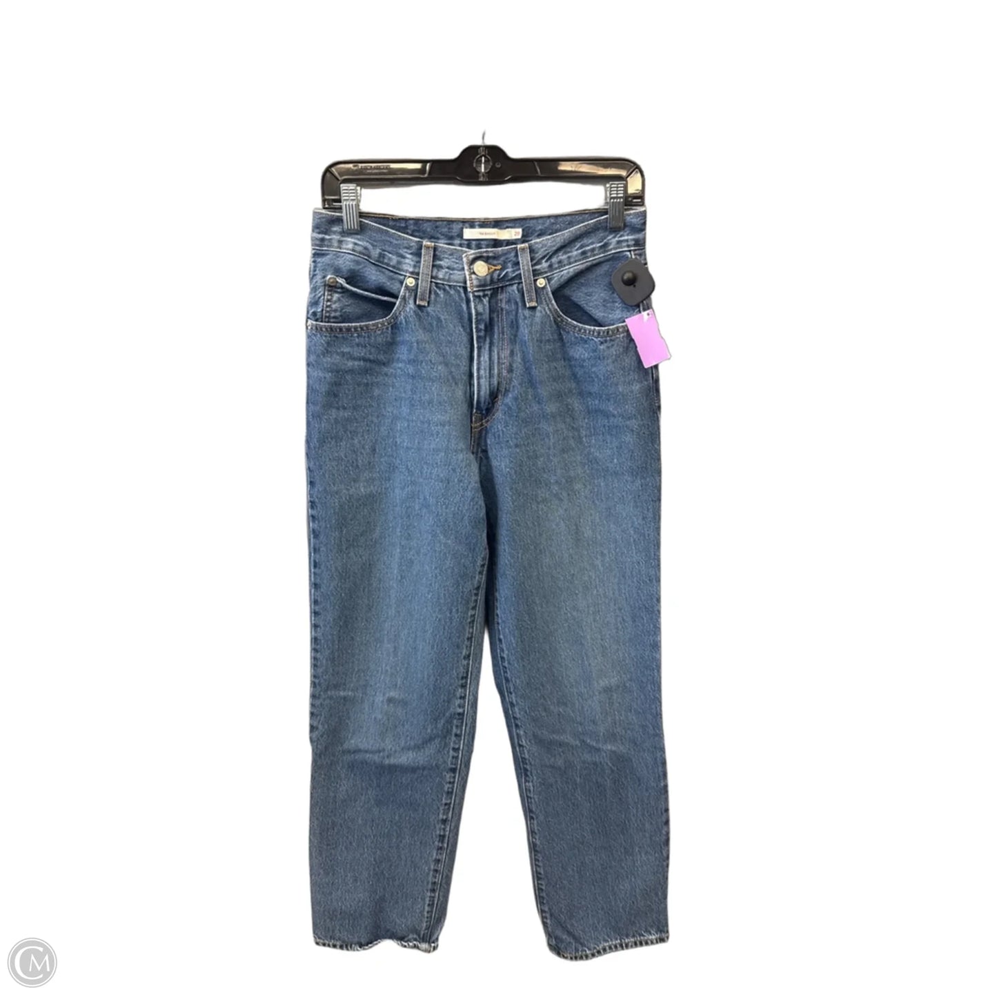 Jeans Straight By Levis In Blue Denim, Size: 6