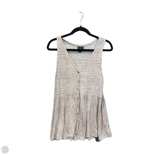 Tunic Sleeveless By Daytrip In Striped Pattern, Size: S