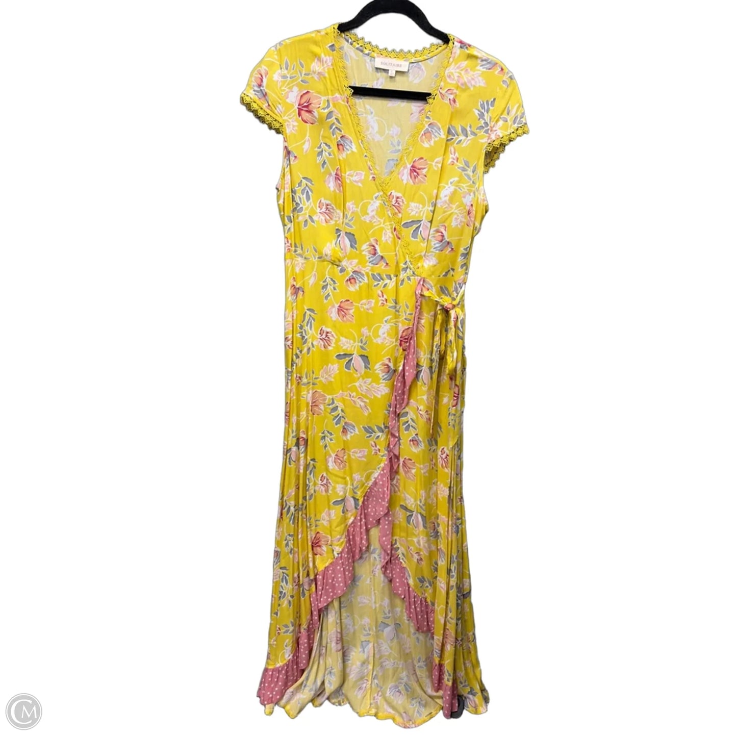 Dress Casual Maxi By Solitaire In Yellow, Size: L